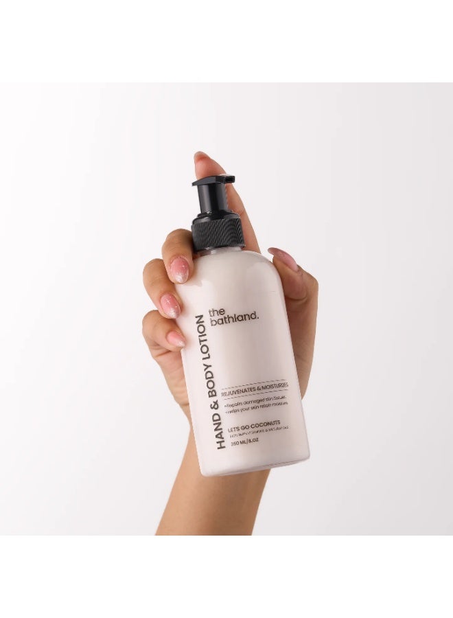 the bath land Coconut hand Body Lotion- 250 ml - Image 2